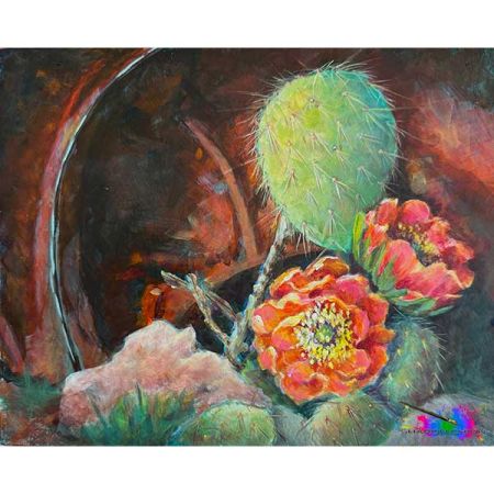 Hackberry Prickly Pear-8x10