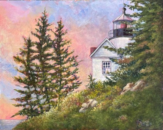 Bar Harbor Light Staion - 11x14