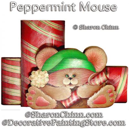 Peppermint Mouse Painting Pattern - Sharon Chinn