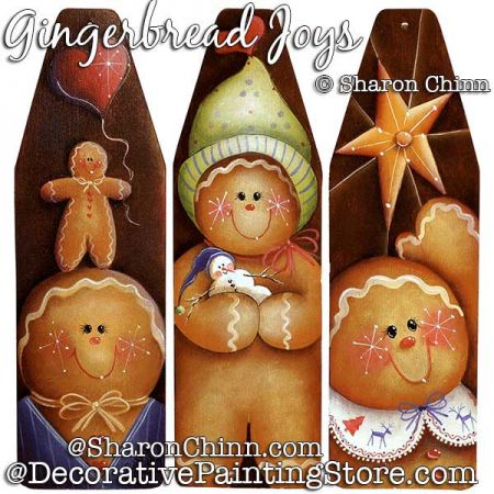 Gingerbread Joys Download Painting Pattern - Sharon Chinn