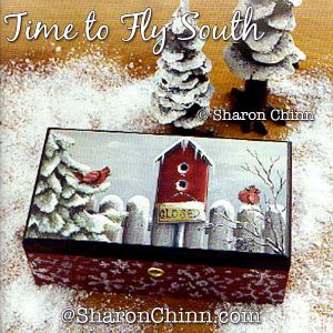 Time to Fly South Snow Scene - Sharon Chinn