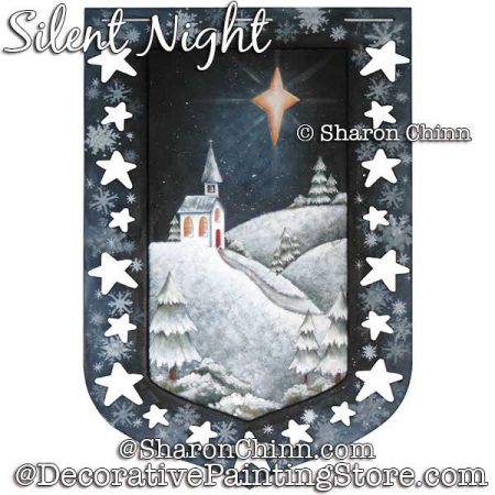 Silent Night Banner Painting Pattern - Sharon Chinn