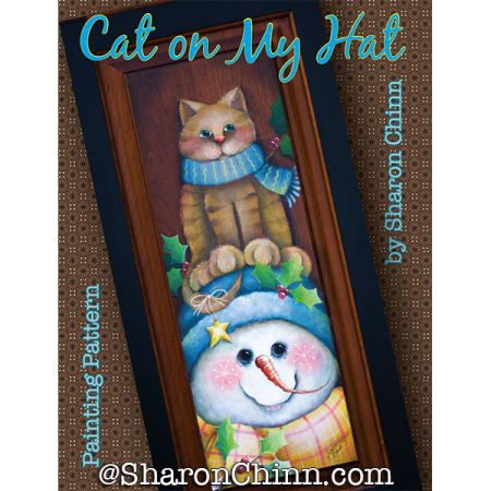 Cat on My Hat Painting Pattern - Sharon Chinn