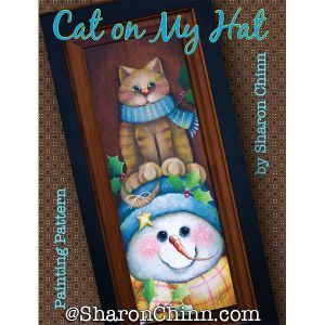 Cat on My Hat Painting Pattern - Sharon Chinn