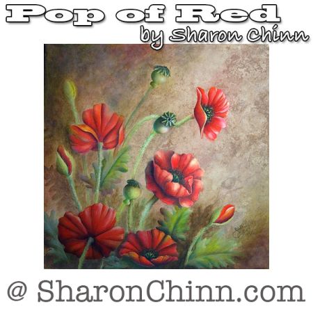 Pop of Red Painting Pattern - Sharon Chinn
