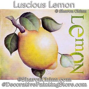 Luscious Lemon PDPainting Pattern - Sharon Chinn
