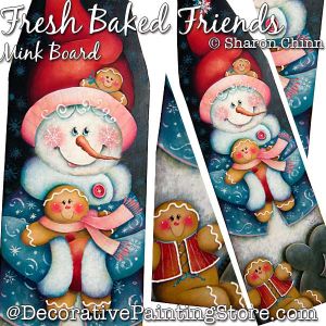 Fresh Baked Friends Ironing Board Painting Pattern - Sharon Chinn
