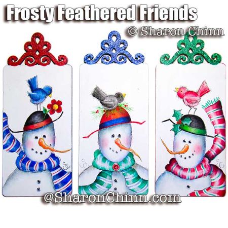 Frostys Feathered Friends Painting Pattern - Sharon Chinn