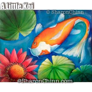 A Little Koi Painting Pattern - Sharon Chinn