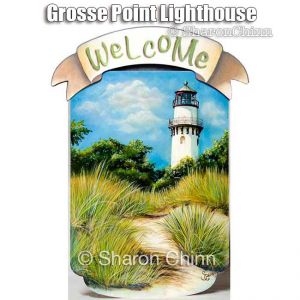 Grosse Point Lighthouse Painting Pattern - Sharon Chinn