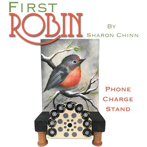 First Robin ePattern Painting Pattern - Sharon Chinn