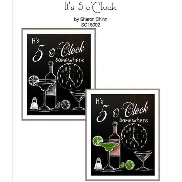 Its 5 OClock ePattern Painting Pattern - Sharon Chinn
