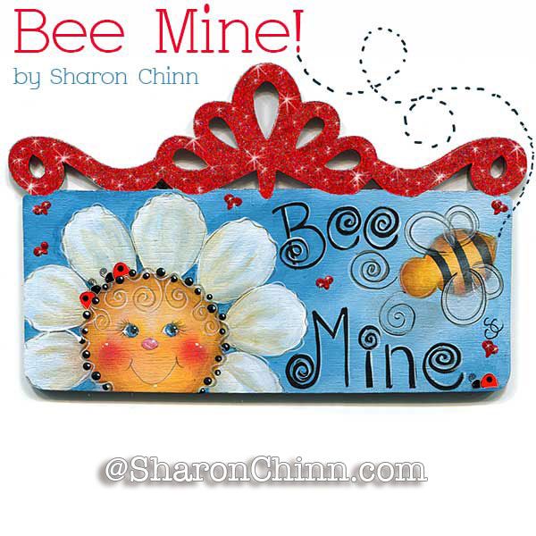 Bee Mine Painting Pattern - Sharon Chinn