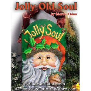 Jolly Old Soul Santa Painting Pattern - Sharon Chinn