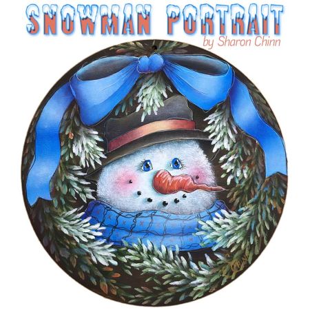 Snowman Portrait Painting Pattern - Sharon Chinn