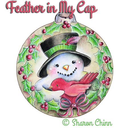 Feather in My Cap Painting Pattern - Sharon Chinn