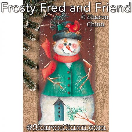 Frosty Fred and Friend (Snowman) Painting Pattern BY PDF DOWNLOAD - Sharon Chinn