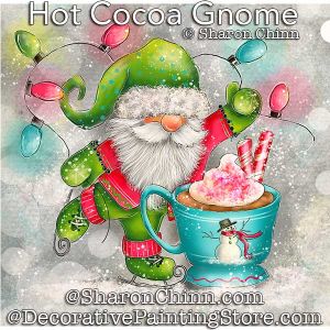Hot Cocoa Gnome Painting Pattern - Sharon Chinn